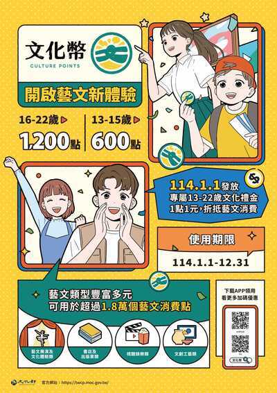 轉知:114年文化禮金發放事宜圖片
